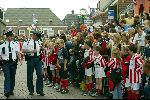 Heesch/Geffen Holland 10 Juli 2004
Trouwen Ruud v Nistelrooy met zijn Leontien