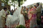 Heesch/Geffen 10 Juli 2004
Trouwen Ruud v Nistelrooy met zijn Leontien Slaats