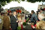 Heesch/Geffen 10 Juli 2004
Trouwen Ruud v Nistelrooy met zijn Leontien Slaats