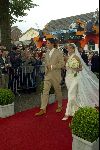 Heesch/Geffen 10 Juli 2004
Trouwen Ruud v Nistelrooy met zijn Leontien Slaats