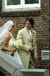 Heesch/Geffen 10 Juli 2004
Trouwen Ruud v Nistelrooy met zijn Leontien Slaats