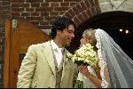 Heesch/Geffen 10 Juli 2004
Trouwen Ruud v Nistelrooy met zijn Leontien Slaats