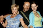 Amsterdam 6 juli 2004
Presentatie nieuwe Musical Passion.
Pia Douwes, Stanley Burleson en Vera Mann