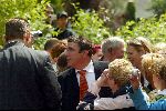 Heesch/Geffen 10 Juli 2004
Trouwen Ruud v Nistelrooy met zijn Leontien Slaats
Wim van Hanegem met zijn vrouw Marianne
