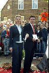Heesch/Geffen 10 Juli 2004
Trouwen Ruud v Nistelrooy met zijn Leontien Slaats
Wim van Hanegem met zijn vrouw Marianne