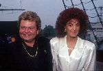 Hilversum 10 September 1991
Andre Hazes met zijn nieuwe vriendin Rachel Hazes