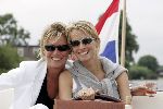 Nigtevecht 11 juli 2005
Anouk Smulders en Margriet Timmerman op boot