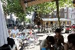 Amsterdam 14 juli 2005
Cafe Carels in de Saenredamstraat . 
Nieuwe eigenaars zijn Richard Witschge en Brian Roy
