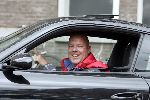Amsterdam 22 juli 2005
Gaston Starreveld in zijn nieuwe porsche 911