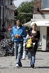 Amsterdam 30 juli 2005
Hedwiges Maduro aan het winkelen met zijn vriendin in Amsterdam