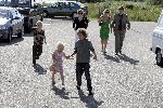 Amsterdam 30 juli 2005
Thom Hoffman en Giam Kwee trouwen  bij Kaap Kot.  
Joost Zwagerman met vrouw en kinderen