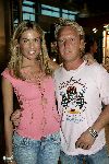 Amsterdam 30 juli 2005
Beurs mode accecoires.
Jorinde Mol  met Marc Reys