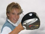 Halfweg, 26 Juli 2005 Golfclub Houtrak
Demonstratie en clubfitting van TaylorMade
Junior Smulders Hcp 2.1 met een nieuwe R5 TaylorMade driver