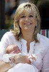 Wassenaar 17 juli 2005
Fotomoment met Maxima Amalia Prins Willem Alexander en Alexia bij hun woning 