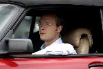 Amsterdam 22 juli 2005
Prins Jaime in zijn saab cabrio