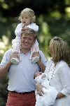 Wassenaar 17 juli 2005
Fotomoment met Maxima Amalia Prins Willem Alexander en Alexia bij hun woning 