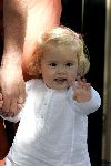 Wassenaar 17 juli 2005
Fotomoment met Maxima Amalia Prins Willem Alexander en Alexia bij hun woning 
