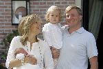 Wassenaar 17 juli 2005
Fotomoment met Maxima Amalia Prins Willem Alexander en Alexia bij hun woning 