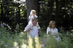 Wassenaar 17 juli 2005
Fotomoment met Maxima Amalia Prins Willem Alexander en Alexia bij hun woning 