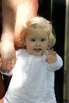 Wassenaar 17 juli 2005
Fotomoment met Maxima Amalia Prins Willem Alexander en Alexia bij hun woning 