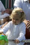 Wassenaar 17 juli 2005
Fotomoment met Maxima Amalia Prins Willem Alexander en Alexia bij hun woning 