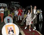 Amsterdam 30 juli 2005
Thom Hoffman en Giam Kwee trouwen  bij Kaap Kot.