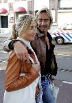 Amsterdam 23 juli 2005
Feestje in the Mansion in Amsterdam.
Wendy v Dijk met Chris Zegers