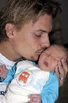 Rotterdam 22 juli 2005
Winston Post met zoon Jayden