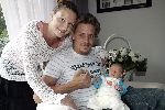 Rotterdam 22 juli 2005
Winston Post en Denise v Rijswijk met hun zoon Jayden