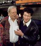 Amsterdam, 14 oktober 1997
Opening expositie Herman Brood
hier op de foto met Ramses Shaffy