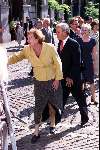 Den Haag 3 juli 2001
Prins Willem Alexander en Maxima bezoekn de Staten Generaal nadat hun huwelijk goedgekeurd is.
Jeltje Nieuwenhoven en Frans Weisglas