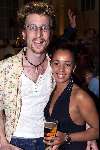 Amsterdam 23 juli 2001
Premiere van Rocky over the rainbow.
Jim de Groot met vriendin
