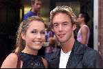 Amsterdam 23 juli 2001
Premiere van Rocky over the rainbow.
Tanja Jess en haar vriend Charly