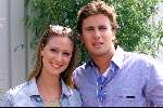 Amsterdam 26 juli 2001
Winterpresentatie van RTL 4 RTL 5 en Yorin.
Winston Gerschtanowitz en Fabienne de Vries