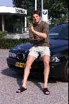 Helmond, 5 juli 2001
Xander de buisonje Volumia met zijn nieuwe BMW