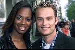 Amsterdam 14 juli 2001
Premiere Zensation in Crre.
Yasmine Sendar met vriend