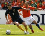 Rotterdam, 5 Juni 2006 Laatste oefeninterland nederlands elftal op weg naar het WK 2006 in Duitsland.
Nederland-Australie, eindstand 1-1
Arjen Robben
© Edwin van Zandvoort
