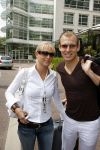 Amsterdam 6 juni 2006
Vertrek Nederlands elftal vanaf het hilton in Amsterdam naar WK.
Arjen robben met vriendin Bernadien