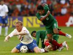 Eindhoven, 2 Juni 2006 Vriendschappelijke interland op weg naar het WK 2006 tussen Nederland-Mexico, eindstand 2-1
Dirk Kuyt
© Foto Edwin van Zandvoort