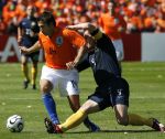 Rotterdam, 5 Juni 2006 Laatste oefeninterland nederlands elftal op weg naar het WK 2006 in Duitsland.
Nederland-Australie, eindstand 1-1
John Heitinga
© Edwin van Zandvoort