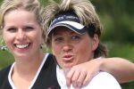Valkenswaard, 4 Juni 2006
Finaledag KLM Ladies Open 2006 Eindhovensche Golf
De limburgse Judith v Hagen ( vijf maanden zwanger ) werd de beste Nederlandse met een 11e plaats ) met Nienke Nijenhuis