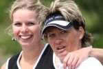 Valkenswaard, 4 Juni 2006
Finaledag KLM Ladies Open 2006 Eindhovensche Golf
De limburgse Judith v Hagen ( vijf maanden zwanger ) werd de beste Nederlandse met een 11e plaats ) met Nienke Nijenhuis