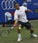 Rosmalen, 23 Juni 2006 Ordina Open 2006
Halve finale Mario Ancic tegen Marcos Baghdatis 7-6 & 6-3
© Foto Edwin van Zandvoort