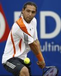 Rosmalen, 23 Juni 2006 Ordina Open 2006
Halve finale Mario Ancic tegen Marcos Baghdatis 7-6 & 6-3
© Foto Edwin van Zandvoort