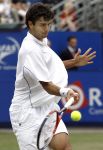 Rosmalen, 23 Juni 2006 Ordina Open 2006
Halve finale Mario Ancic tegen Marcos Baghdatis 7-6 & 6-3
© Foto Edwin van Zandvoort