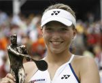 Rosmalen, 24 Juni 2006 Ordina Open 2006
Finale dames Dinara Safina - Michaella Krajicek 3-6  en  4-6
© Foto Edwin v Zandvoort
