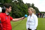 Valkenswaard, 4 Juni 2006
Finaledag KLM Ladies Open 2006 Eindhovensche Golf
Nienke Nijenhuis werd 33e en wordt na afloop geintervieuwd