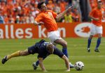 Rotterdam, 5 Juni 2006 Laatste oefeninterland nederlands elftal op weg naar het WK 2006 in Duitsland.
Nederland-Australie, eindstand 1-1
Robin v Persie
© Edwin van Zandvoort