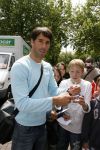 Amsterdam 6 juni 2006
Vertrek Nederlands elftal vanaf het hilton in Amsterdam naar WK.
Ruud v Nistelrooij