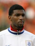 Eindhoven, 2 Juni 2006 Vriendschappelijke interland op weg naar het WK 2006 tussen Nederland-Mexico, eindstand 2-1
Ryan Babel
© Foto Edwin van Zandvoort